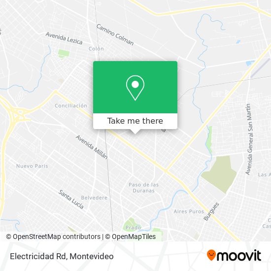 Mapa de Electricidad Rd