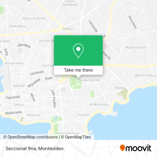 Mapa de Seccional 9na