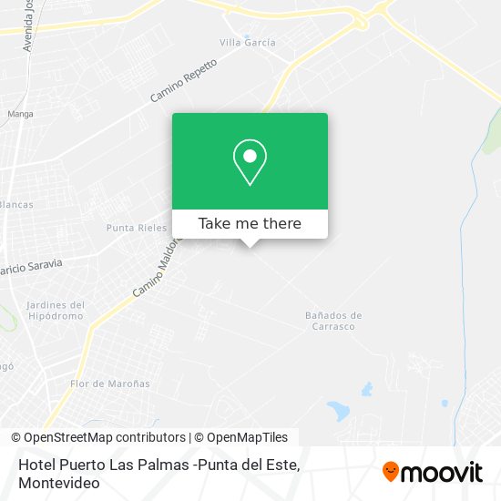 Hotel Puerto Las Palmas -Punta del Este map