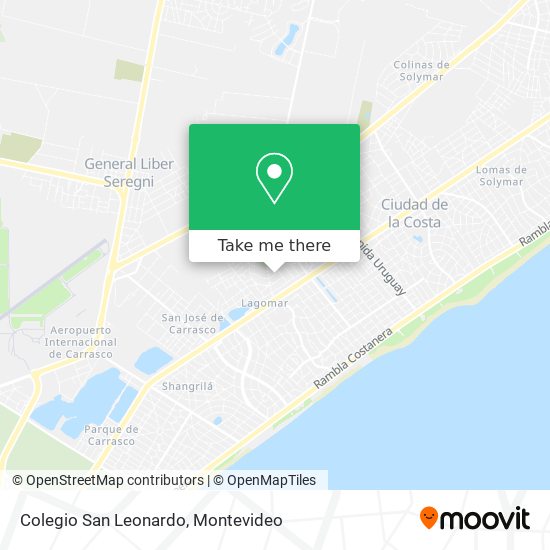 Mapa de Colegio San Leonardo