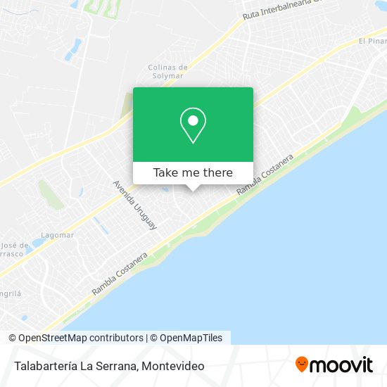 Mapa de Talabartería La Serrana