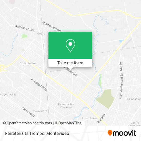 Ferreteria El Trompo map