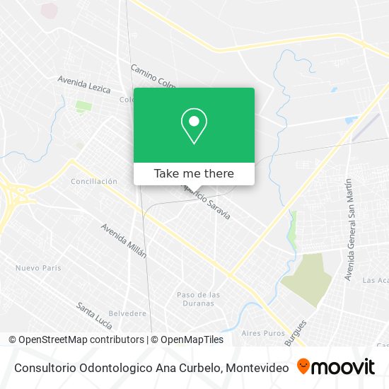 Consultorio Odontologico Ana Curbelo map