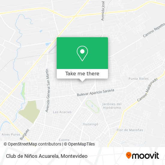 Club de Niños Acuarela map