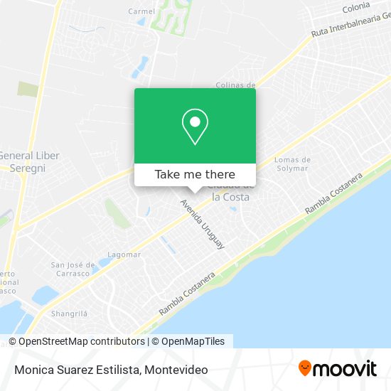 Monica Suarez Estilista map