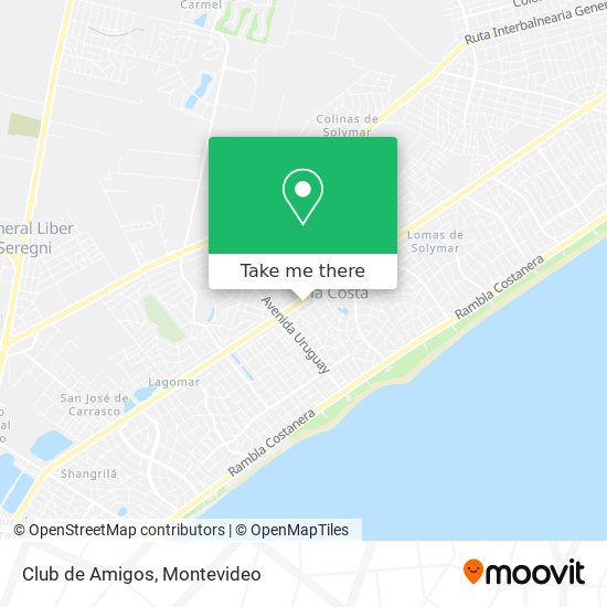 Club de Amigos map