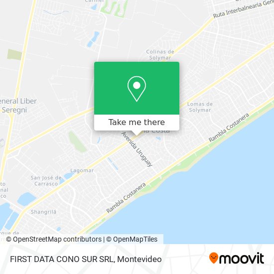 Mapa de FIRST DATA CONO SUR SRL