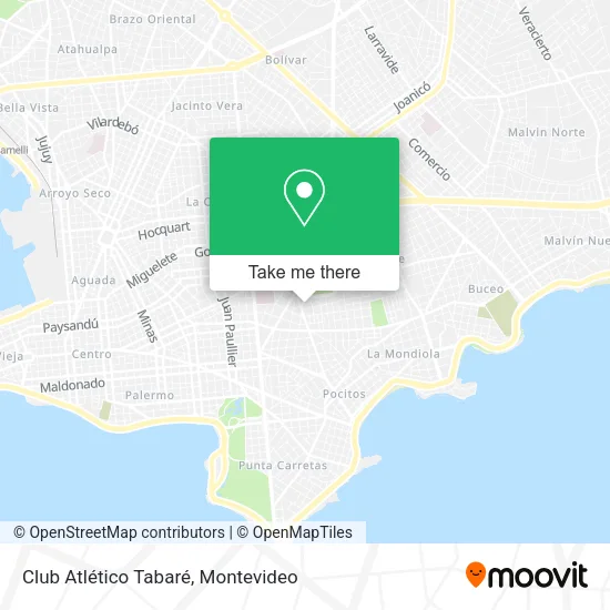Mapa de Club Atlético Tabaré