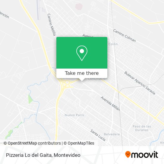 Pizzeria Lo del Gaita map