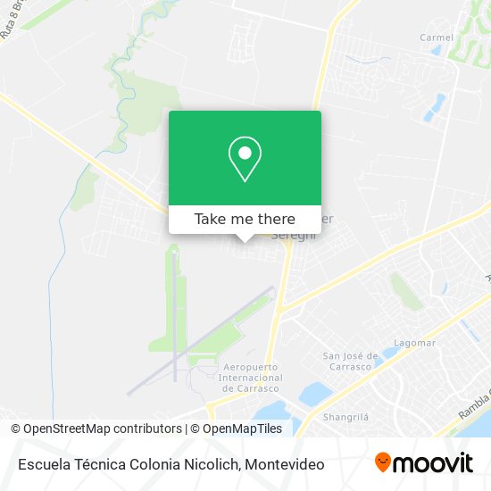 Escuela Técnica Colonia Nicolich map