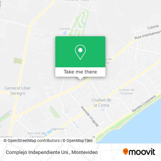 Complejo Independiente Uni. map