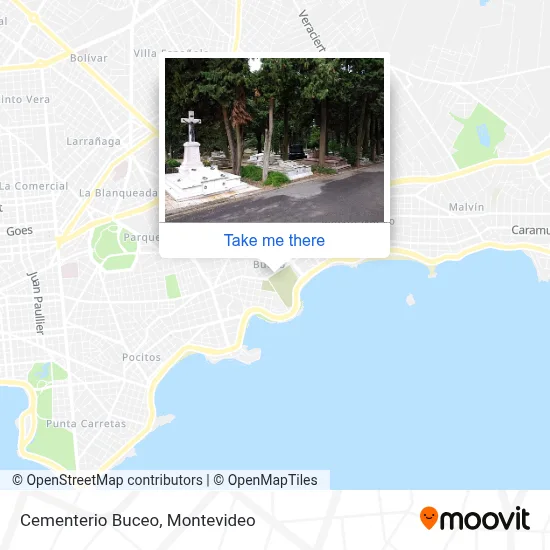 Cementerio Buceo map