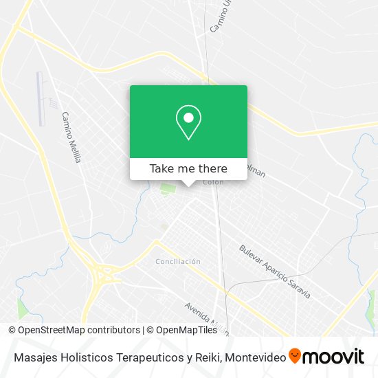 Mapa de Masajes Holisticos Terapeuticos y Reiki