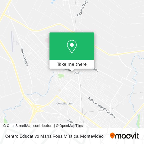 Centro Educativo María Rosa Mística map