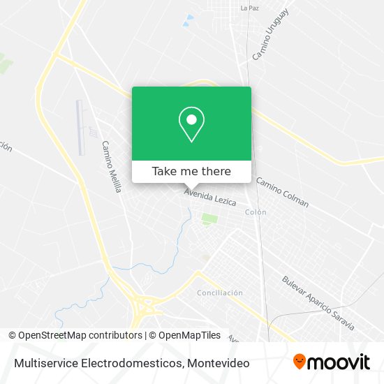 Multiservice Electrodomesticos map