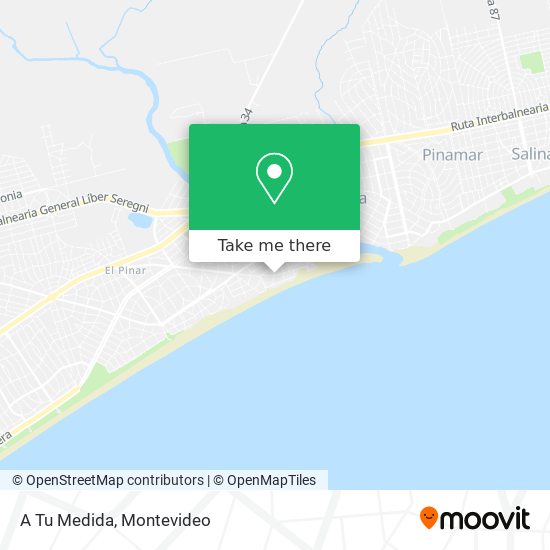 A Tu Medida map