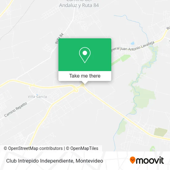 Club Intrepido Independiente map