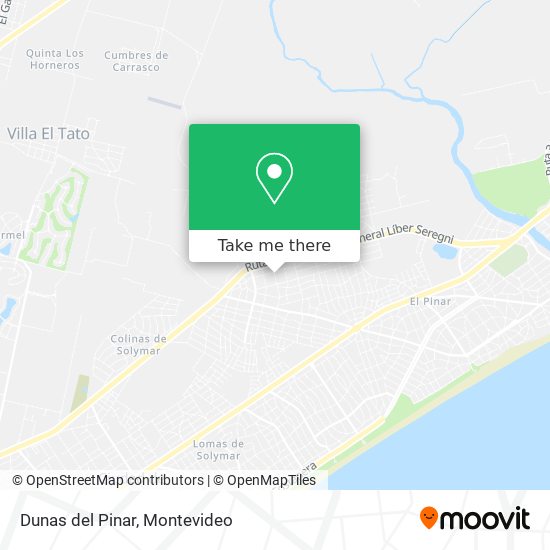 Mapa de Dunas del Pinar