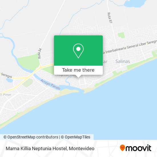 Mama Killia Neptunia Hostel map