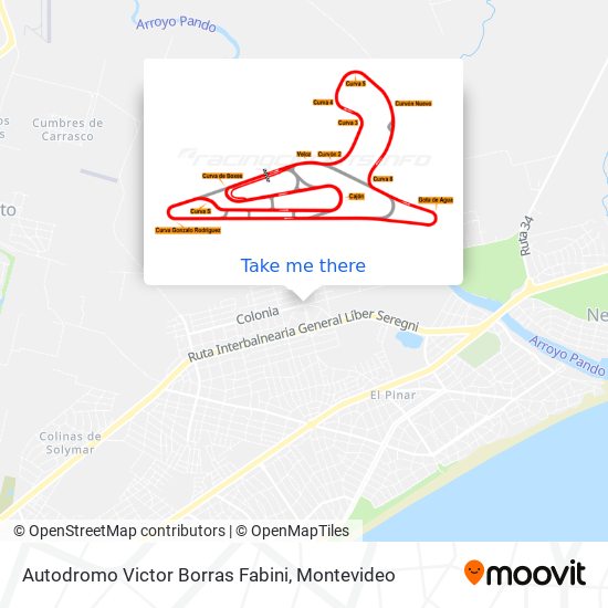 Autodromo Victor Borras Fabini map