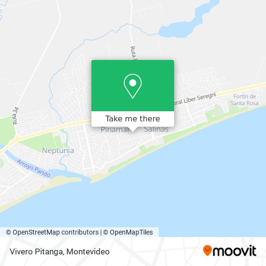 Mapa de Vivero Pitanga