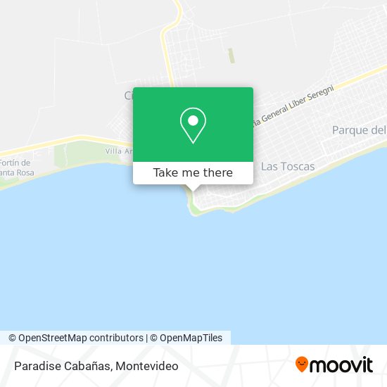 Mapa de Paradise Cabañas
