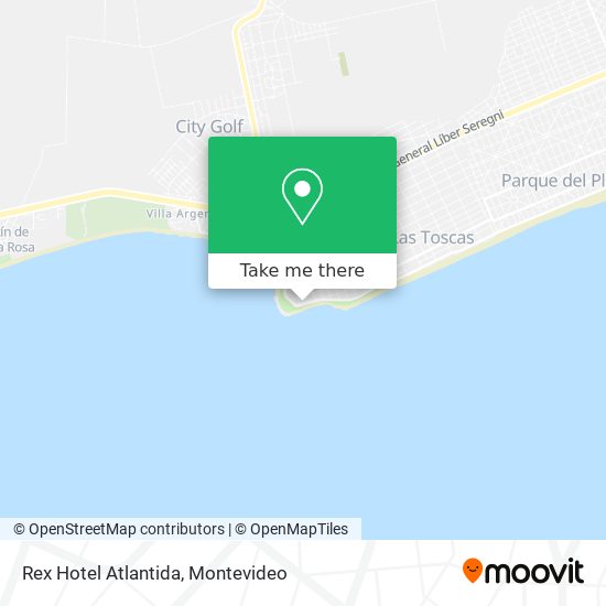 Rex Hotel Atlantida map