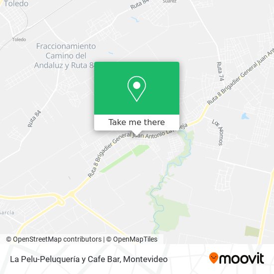 La Pelu-Peluquería y Cafe Bar map