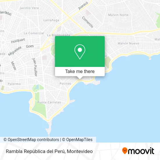 Mapa de Rambla República del Perú