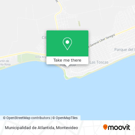 Mapa de Municipalidad de Atlantida
