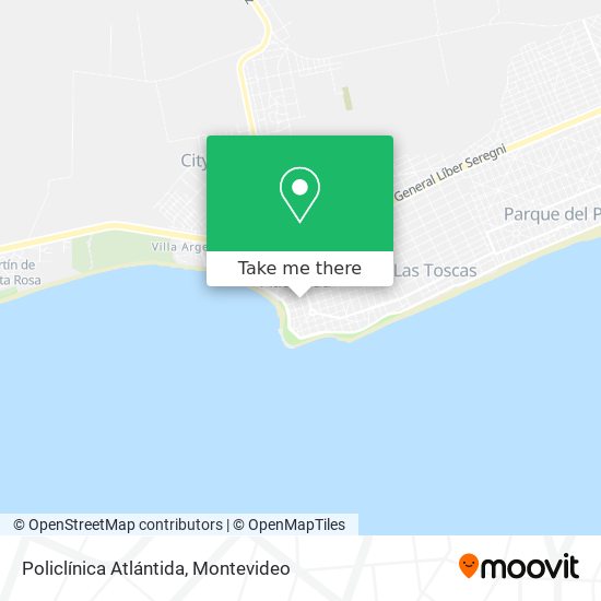 Policlínica Atlántida map