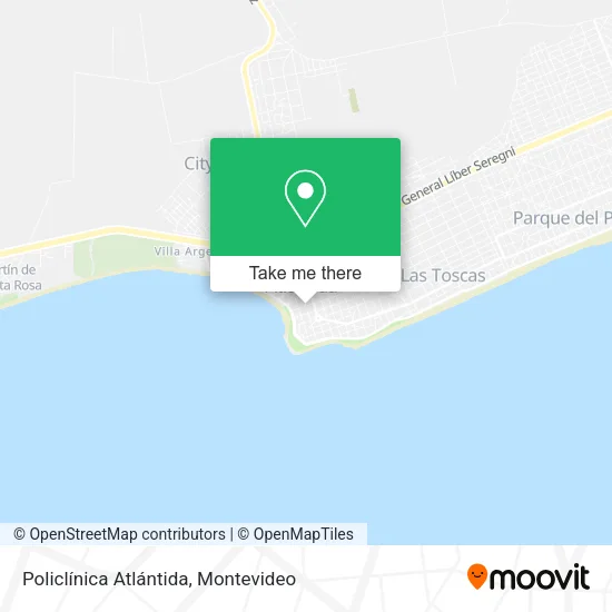 Mapa de Policlínica Atlántida