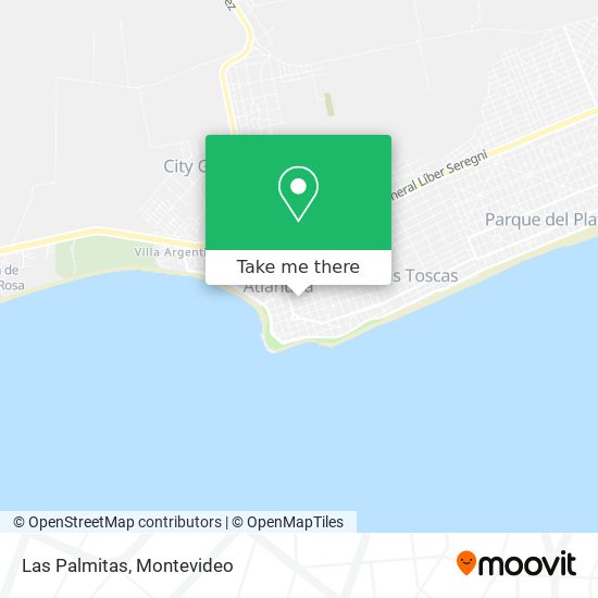 Las Palmitas map