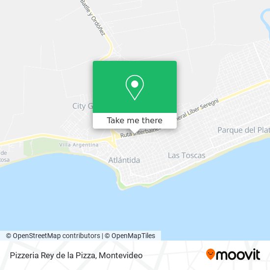 Pizzeria Rey de la Pizza map