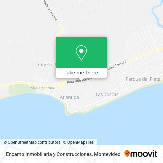 Mapa de Encamp Inmobiliaria y Construcciones