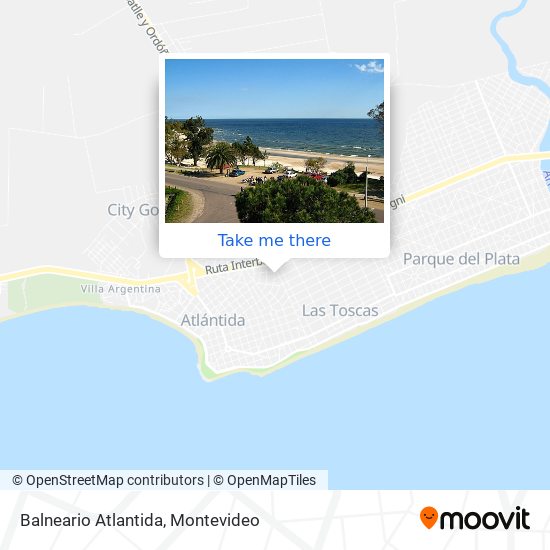 Mapa de Balneario Atlantida