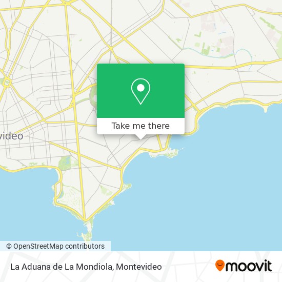 La Aduana de La Mondiola map