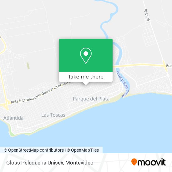 Mapa de Gloss Peluquería Unisex