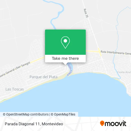 Parada Diagonal 11 map