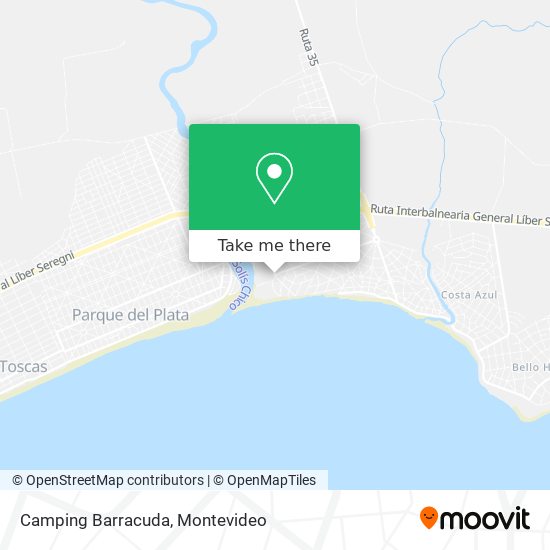 Camping Barracuda map