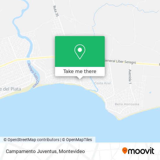 Campamento Juventus map