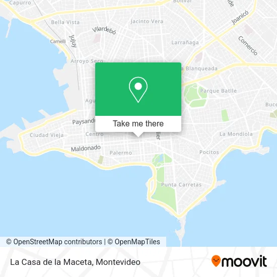 La Casa de la Maceta map