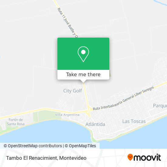 Tambo El Renacimient map
