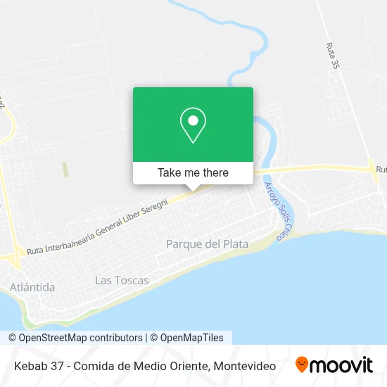 Kebab 37 - Comida de Medio Oriente map