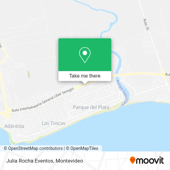 Julia Rocha Eventos map