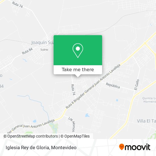 Iglesia Rey de Gloria map