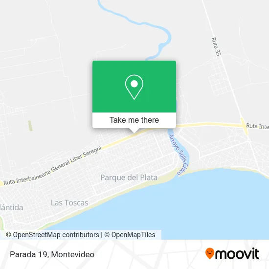 Parada 19 map
