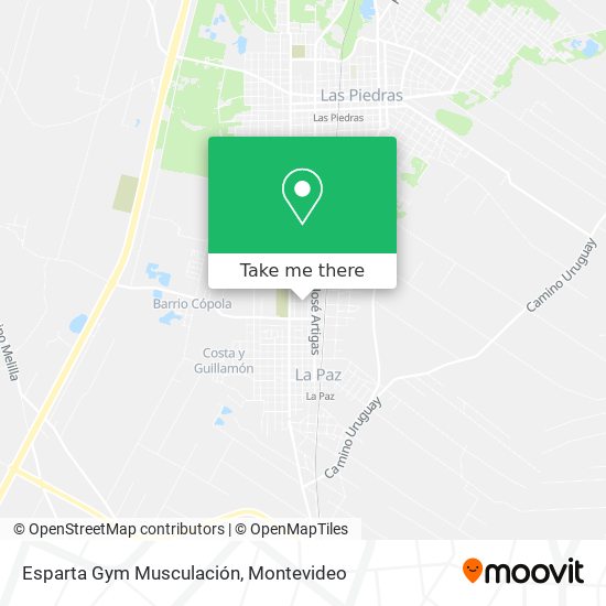 Esparta Gym Musculación map