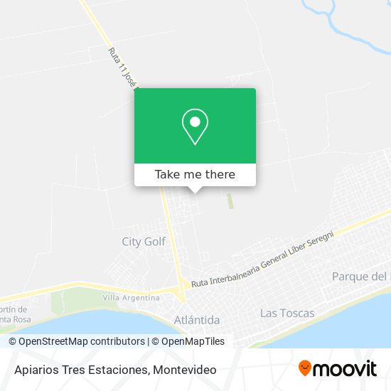 Mapa de Apiarios Tres Estaciones