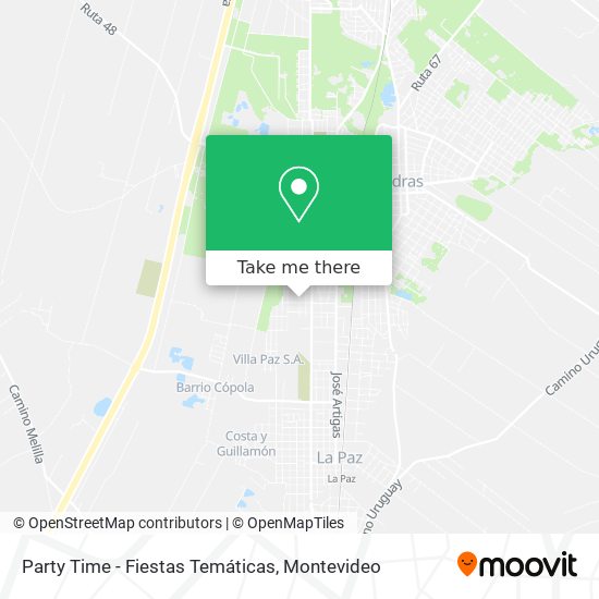 Party Time - Fiestas Temáticas map